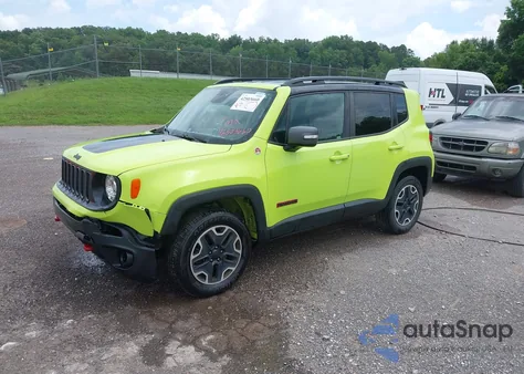2017 Jeep Renegade Trailhawk 4X4 из США, поврежденный, VIN ZACCJBCB4HPF39469